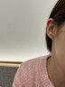 老凤祥999足金雪花耳钉女款耳环耳饰轻奢送老婆女友闺蜜生日礼物 （今日/次日达）足金雪花耳钉-弯钩+品牌礼盒 金重约1.2g 实拍图