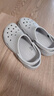 卡骆驰（crocs）洞洞鞋男女鞋经典Clog一脚蹬穿沙滩鞋凉拖鞋 10001-1FT  M8W10 实拍图