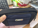 途尊新款户外腰包男士穿皮带多功能包防水运动包斜挎手机包横竖款挂包 黑色【横款】挎包/6.5寸 实拍图