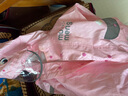 牧萌儿童雨衣男童连体套装防水全身幼儿园女孩小童 粉色美人鱼 M 实拍图