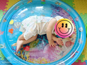拍拍水垫婴幼儿爬爬水垫消耗体力玩具大号夏季儿童宝宝拍水垫加厚 海底世界100*100*送气筒+修补贴 实拍图