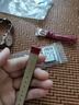 老皮匠 表带女真皮手表带适用化石飞亚达阿玛尼真皮牛皮手表带 女真皮小牛皮手表链男蝴蝶扣 红色 玫瑰金色针扣 14mm 实拍图