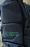 斯凯奇（Skechers）双肩包男女同款书包简约时尚大容量旅行包学生背包 藏青色【经典款-约24.4L大容量】 实拍图