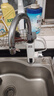 奥克斯（AUX）电热水龙头热水器加热水龙头快速热水变频恒温厨房下进水 【大屏数显】雪山白+漏保插头+万向喷头 实拍图
