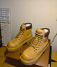 骆驼（CAMEL）【山越】秋冬新款高帮户外工装靴短靴登山鞋踢不烂大黄靴女马丁靴 L23W076036R戈壁加绒土黄 39 实拍图