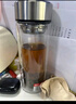 富光双层玻璃杯 高硼硅玻璃泡茶杯子 茶水分离杯 带茶隔商务水杯男士 实拍图