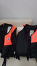 DRESEA救生衣成人儿童高浮力便携式救生背心钓鱼船用游泳海边专业救生衣 黑橙色 L 实拍图