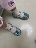 斯纳菲女童皮鞋春秋爱莎公主鞋儿童水晶鞋中大童演出鞋软底鞋冰雪蓝27 实拍图