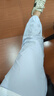 特步防晒裤女UPF100+百搭高腰阔腿裤宽松冰丝长裤专业户外显瘦运动裤 轻纱紫（0050） L 实拍图