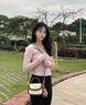CAHOE KULLO官网包包女包轻奢侈2025新款时尚品牌单肩包女士斜挎包小众马鞍包 米白配咖-小众ck女包生日礼物送女友送老婆 夏季实用走心高级感送闺蜜 实拍图
