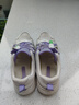 安踏儿童运动鞋女大童2025夏季透气抽绳一脚蹬溯溪沙滩鞋A22526901 实拍图