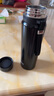 恩尔美（nRMEi）保温杯大容量男士茶杯冬季茶水分离焖闷泡茶水壶不锈钢水杯子 【茶隔+便携提绳】黑1000ML 升级抗菌内胆丨支持定制刻字 实拍图