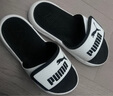 彪马（PUMA）黑白透气魔术贴拖鞋男女家居外穿休闲凉鞋ROYALCAT372280 白-黑色-02 39 实拍图