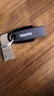 闪迪（SanDisk）128GB USB3.2 U盘 CZ550黑色 安全加密 数据恢复 学习办公电脑车载 小巧便携 高速大容量优盘 实拍图