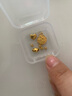 行金银中黄金吊坠 999足金福牌吊坠国潮圆牌项链挂坠计价圣诞节礼物 福牌吊坠项链 约0.3g（单吊坠 克重多退少补） 实拍图