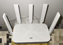 中兴（ZTE）巡天 AX3000满血WIFI6千兆无线路由器 自研双核主芯片 5G双频穿墙王wifi路由 Mesh 3000M速率 实拍图