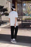 杉努裤子男士夏季潮流直筒宽松阔腿休闲港风春款薄冰丝九分小西男裤 K21QK-黑色（直筒款） XL （建议120-140斤） 实拍图