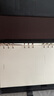 得力（deli）16K笔记本经典商务活页皮面本办公记事本日记本扣带本250mm*175mm100张黑色22801 实拍图