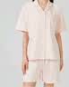 京舒然京东自有品牌棉·睡衣女纯棉短袖套休闲家居服  浅粉 XL开学季 实拍图