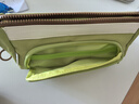得力透明可视前窗大开口大容量三角包学生笔袋便携拉环设计文具袋 绿色BC383开学礼物开学必备 实拍图