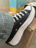 匡威（Converse）官方 Run Star Hike低帮帆布流星厚底鞋黑色168816C 黑色/168816C 36 实拍图