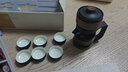 拉普尼司 LAPUNES陶瓷半自动功夫茶具套装懒人泡茶神器家用喝茶防烫泡茶壶茶杯礼盒 妙颜自动茶具茶盘套装+茶叶罐 白 精美礼盒装 实拍图