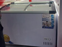 妮雪超市冰柜商用展示柜卧式冰柜商用冷柜冷藏冷冻柜雪糕柜保鲜柜冰糕柜冰淇淋柜圆弧玻璃 388雪糕柜1.1m长【铜管新款带价格条】 实拍图