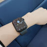 闪魔 适用苹果手表膜apple iwatch S9/S10保护膜ultra钢化膜S8/7/6/5/4/SE全屏高清抗指纹无气泡贴膜 S9/8/7【41mm】2片*曲面全屏软膜 实拍图