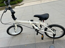 大行（DAHON）KT610折叠自行车16英寸单速男女学生上班上学城市通勤单车 白色 实拍图