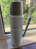 膳魔师（THERMOS）保温壶1200ml男女旅行露营大容量水壶520礼物TSK2-1200S迷雾蓝 实拍图