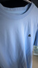 杰克·琼斯（JACK&JONES）26年男装四季打底T恤男士凉感透气多色情侣款短袖t恤水洗不易走形 浅蓝色A43 M 175 实拍图