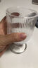 【全网销量10w+】ins风冰淇淋杯竖纹高脚杯家用高颜值玻璃杯 1只装 实拍图
