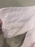 MEJU纯棉双层纱布女长袖睡衣温柔粉色可爱刺绣V领家居服套装女装 粉色刺绣 XL (170) 131-145斤以内 实拍图