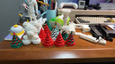 拓竹3D打印耗材PLA Matte哑光色高韧高速易打印RFID智能识别-净重1kg bambulab 骨白色11103 无料盘 实拍图