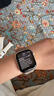 Apple/苹果 Watch Series 10智能手表蜂窝款46毫米玫瑰金色铝金属表壳淡桃粉色运动型表带S/M MWYM3CH/B 实拍图