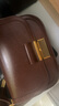 CHARLES&KEITH复古锁扣豆腐包单肩斜挎包包女包生日礼物CK2-80781400 Dark Brown深棕色CK2-80782444 S/M 实拍图