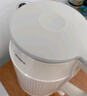 美的（Midea）【国家补贴】烧水壶电热水壶大容量 家用水壶烧水304不锈钢 双层防烫智能防干烧多重防护无缝内胆 1.5L 暖壶圆墩墩MK-SHM1569 实拍图