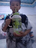 【京东物流】水杯冰霸吸管杯高颜值学生茶水分离大容量杯子 肚肚杯1个-浅绿色 实拍图