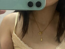 钛钢气质葫芦吊坠项链女轻奢小众设计精致锁骨链高级感时尚毛衣链 微镶葫芦吊坠项链 实拍图