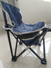 佳之钓 户外钓椅折叠椅子便携式凳子靠背椅美术写生家用小马扎钓鱼椅 升级加强款 中号深蓝+收纳袋 实拍图