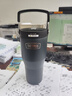 膳魔师（THERMOS）保温杯拎拎杯860ml男女士吸管保冷水杯子毕业礼物TSKP-860TS BK 实拍图