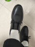 七匹狼（SEPTWOLVES）皮鞋男百搭男鞋舒适正装鞋商务休闲鞋德比鞋8383031058 黑色 41  实拍图