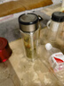 【⭐京东物流配送】高硼硅双层玻璃杯大容量泡茶杯水杯子茶水分离 【双层加厚】茶杯 350ml 1只 实拍图