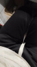 顶峰保罗（Dingfengbaoluo）裤子男士垂感直筒休闲长裤宽松春夏季阔腿运动2356黑色XL 实拍图