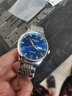 冠琴（GUANQIN）瑞士认证手表男士机械表防水夜光全自动名表多功能双日历商务男表 精钢蓝面-机械机芯-礼盒包装 实拍图