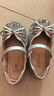斯纳菲女童皮鞋春秋儿童水晶鞋亮钻公主鞋小女孩舒适软底单鞋月光银31 实拍图