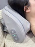 联想颈椎按摩器肩颈按摩仪多功能智能靠垫腰背部肩颈疏通神器脖子按摩靠枕车家两用年会礼品礼物送家人 豪华充电款【气囊牵引+红光热敷+大容量电池】 送父母老人爸妈长辈520情人节礼物送给妈妈实用 实拍图