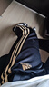 阿迪达斯 （adidas）运动裤男春季宽松透气直筒裤跑步运动防风休闲裤 黑金直筒裤 M  实拍图