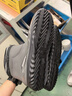 德系高档雨鞋男新款收口防雨防水鞋中筒防滑雨靴水靴户外钓鱼雨靴 灰色加防水口不可拆 41 实拍图