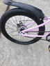【京东物流】儿童自行车20-22-24寸变速山地车6-8-10-15岁学生车 山地车渐变粉-辐条轮单速 22英寸 实拍图